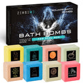 for Men - Gift Set of 8 Scented Organic Handmade Natural of 2.5 oz w/ Natural Essential Oils, Unique Extra Strength M...