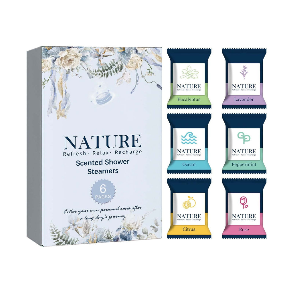 and Personal Care Shower Steamers Women's Gift Set Self-Care Relaxing Shower Tablets 6 Aromatherapy Shower Bombs Wome...