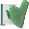 Gua Sha Tool - Jade Stone Scraping Massage Tool, Facial Massage for Lymphatic Drainage for Face, Eyes, Neck and Body
