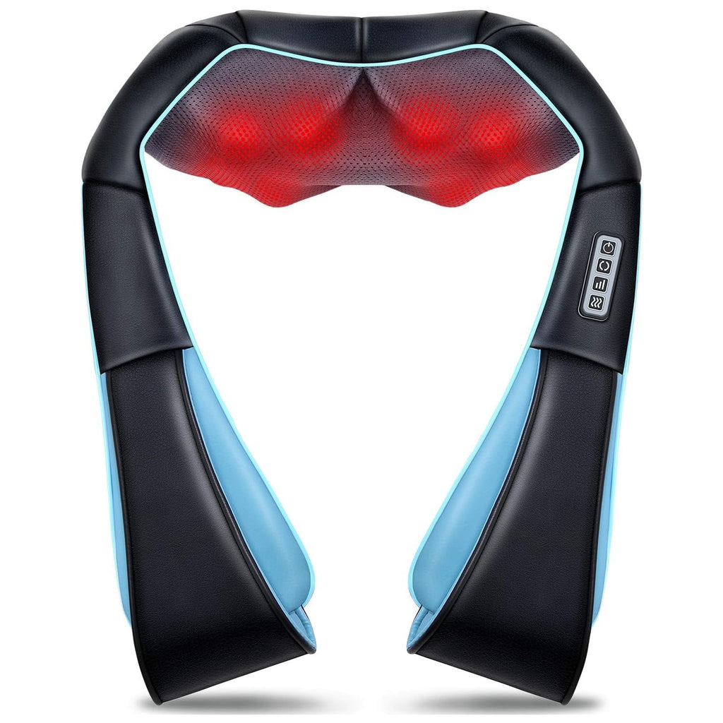 & Back with Soothing Heat,Three Gears, Electric Deep Tissue 3D Kneading for Shoulder, Leg, Full Body Muscle Pain Reli...