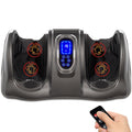 Therapeutic Kneading & Rolling Shiatsu Foot Massager w/ High Intensity Rollers, Remote - Gray