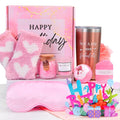 for Women Friend Mom - Relaxing Spa Gift Basket Set Care Package Gift for Woman, Unique Happy Gift Ideas for Sister H...