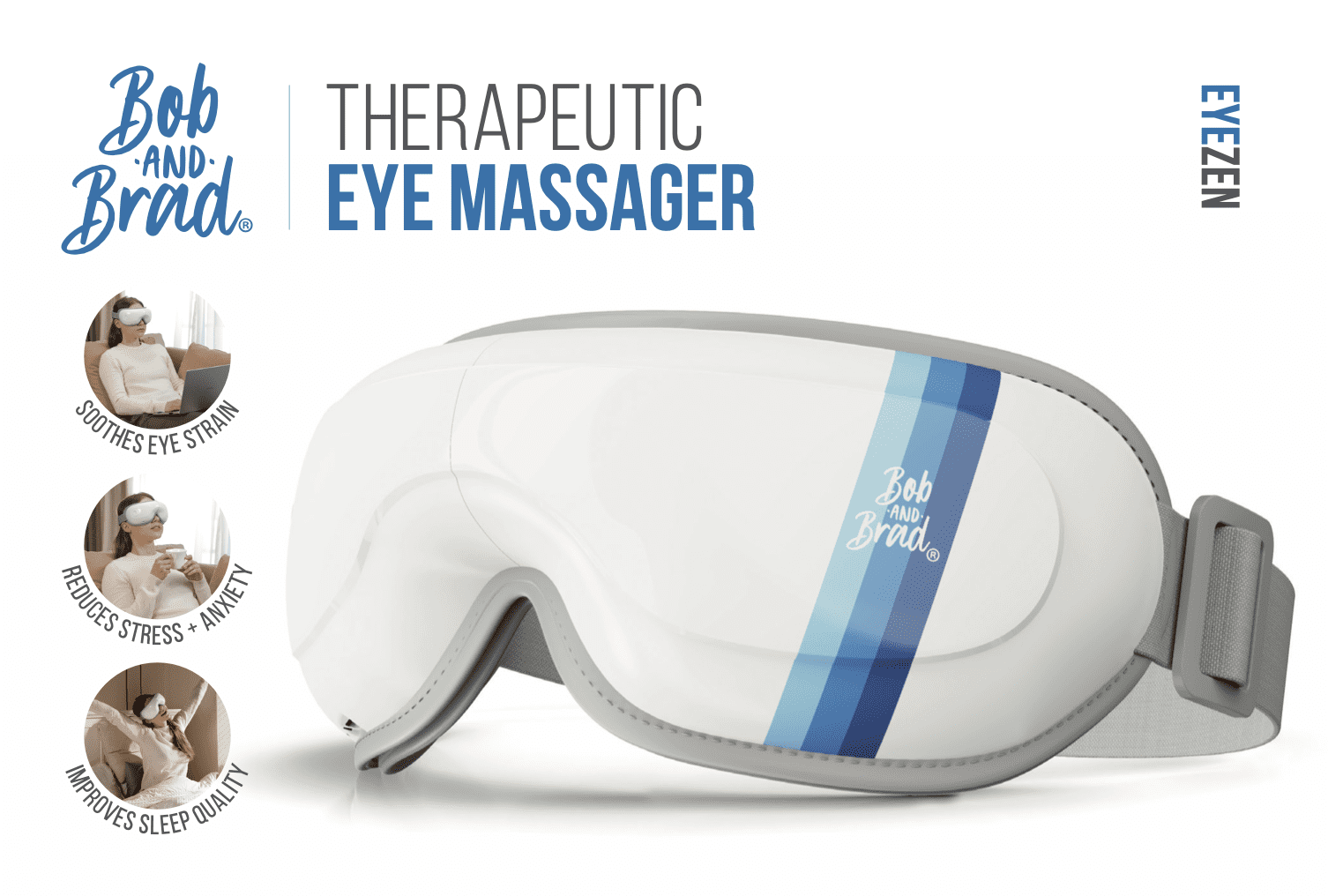 Eye Massager with Heat,Smart Eye Mask for Migraine Reduce Dry Eyes Improve Sleep Idea Gifts