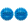 Star Massager Ball and Plantar Fasciitis Roller - Soothe Stress, Discomfort, Aches, & Tightness (Pack of 2, Blue, 2-I...