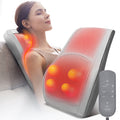 & Back Massager with Heat 3D Deep-Kneading Shiatsu Pillow, Gray Gift for Mom & Dad