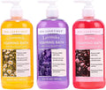 with Pure Epsom Salt - Chamomile Rose Lavender Set, Relaxing Holiday Birthady Gifts for Her, 3 Pack 49.8 fl oz