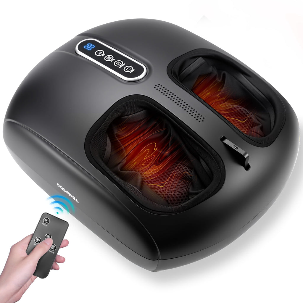 with Heat,Shiatsu with Remote,Birthday Gifts for Women Mom Men Dad,Black