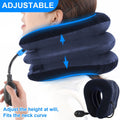 Device,Inflatable Collar,Adjustable Head and Massager, Relieves Pain