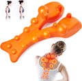 Massager - Occipital Release Tool, Neck Release Pressure Massage to Shoulder Blade (Orange)