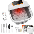 Bath with Heat, Temperature Control, Massage Rollers, Bubble & Pedicure Kit, Portable Massage for Relaxation