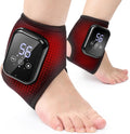 with Heat, 2000mAh Battery Heating Pad with Massage, Heated Wrap Warmer Foot , 3 Vibration Modes, 3 Heat Levels, Auto...