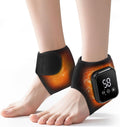 with Heat, Heating Pad for Relief, Electric Foot Heated Brace with 3 Heat Levels, 3 Vibration Modes, Relax for Left a...
