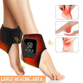 with Heat, Portable Foot , Heating Pad, USB Rechargeable Heated Brace Wrap Warmer for Plantar Fasciitis,Swelling, 3 H...