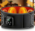 Electric Heated Massage Belt - 3 Air Compression Levels, 4000mAh High-Capacity Battery | Portable Waist Wrap for Lowe...