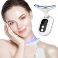 and Neck Massager for Skin Care with 3 Different LED Light Patterns, Compact & Lightweight Easy to Carry Easy to Use ...