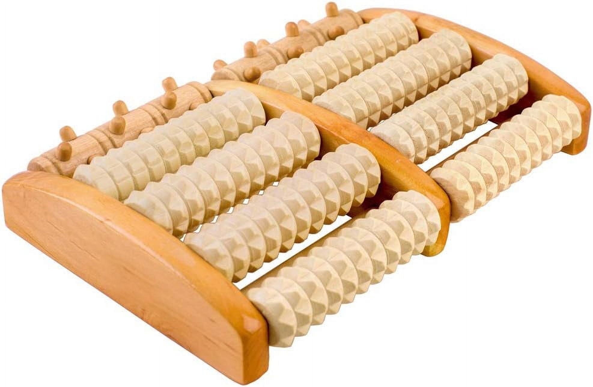 Roller, Wooden for Plantar Fasciitis Pain Relief Heal Spur Deep Tissue Acupressure & Heel