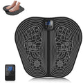 Electric Foot Massager Mat Pad Remote Control USB LED Portable Rechargeable for Men Women 8 Modes 30 Intensity Levels