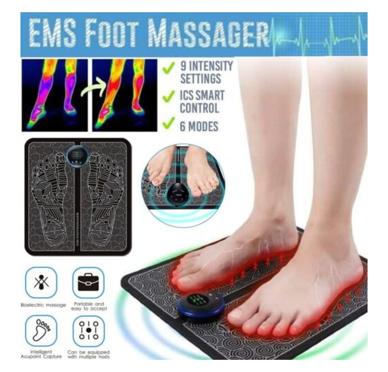 Leg Reshaping Electric Deep Kneading Muscle Pain Machine