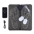 Mat, Portable Pad Stimulator Massage Machine with Remote Control 8 Modes and 19 Intensity Levels for Relaxation