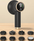 Electric Abdomen Massager - Cordless Handheld Body Sculpting Machine with 8 Massage Heads, 9 Modes & 1800mAh Battery,...