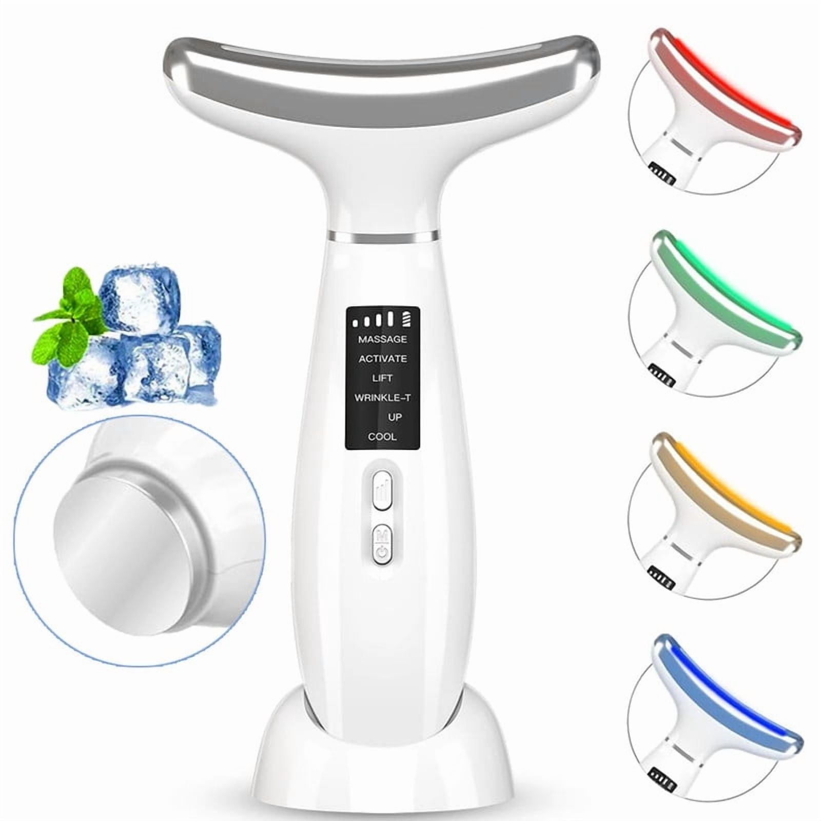 Device, Skin Care Massager, LED Light Therapy Face Sculpting Tool, Multifunctional Rollers for Women