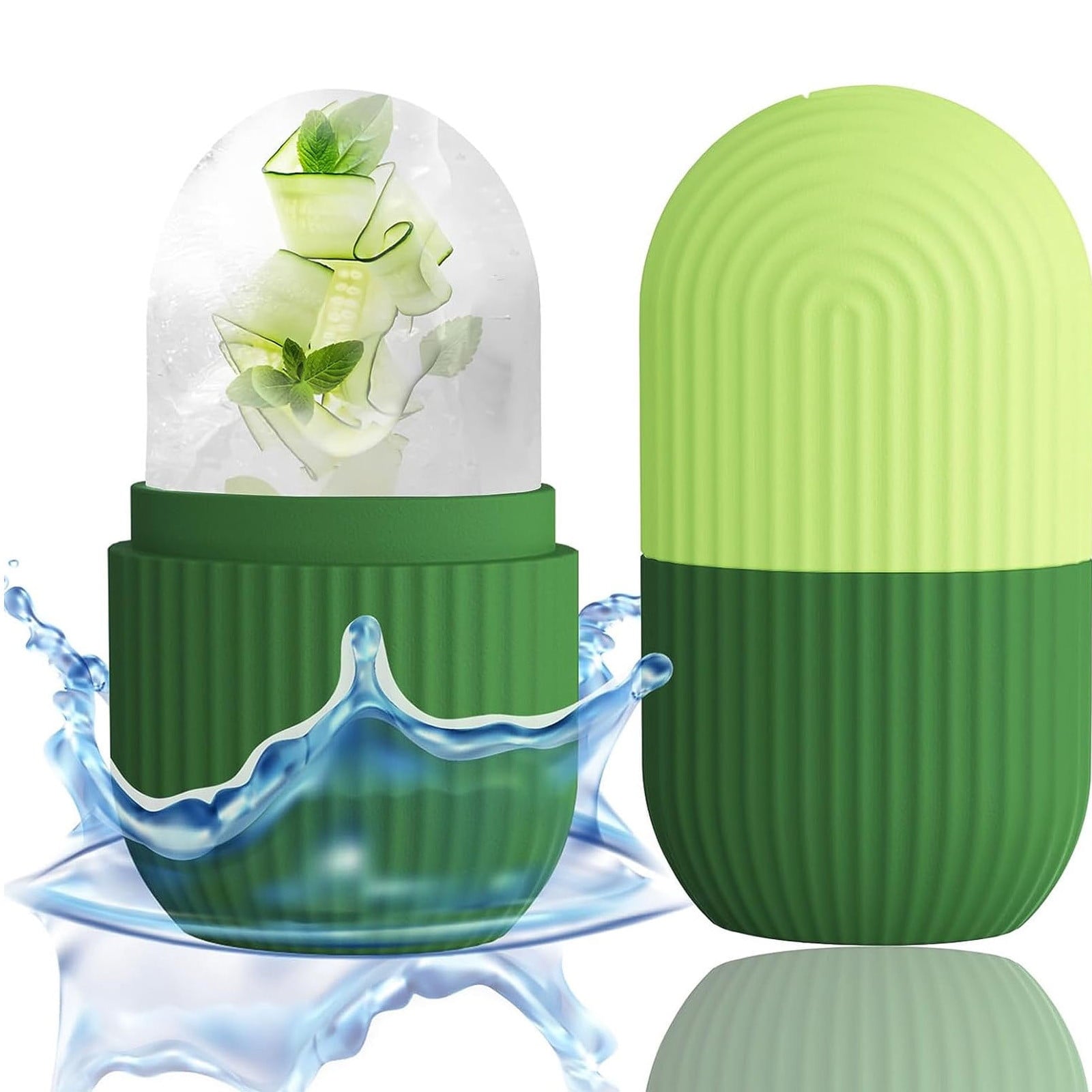 2024 New Ice Roller for Face and Eye, Ice Face Roller, Facial Beauty Ice Roller Skin Care Tools, Ice Cubes Face Massa...