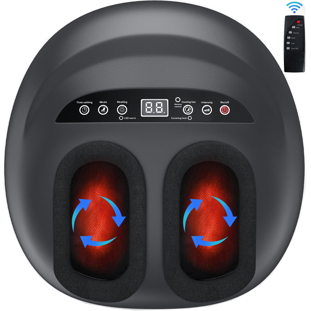 Massager Machine with Heat, Rolling, Deep Kneading, Massager,Birthday Christmas Gifts for Mom Dad Women Men