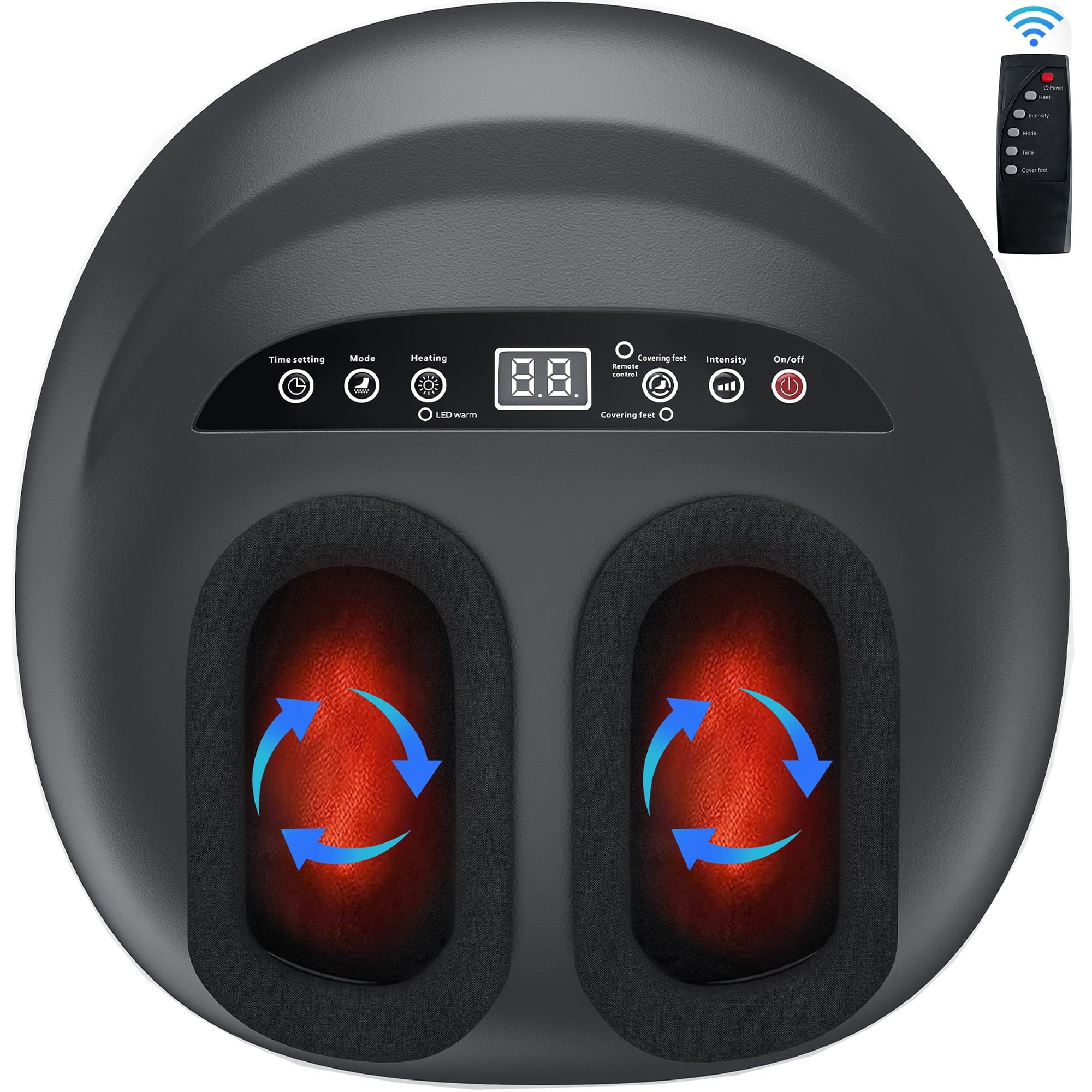 Massager Machine with Heat, Rolling, Deep Kneading, Massager,Birthday Christmas Gifts for Mom Dad Women Men