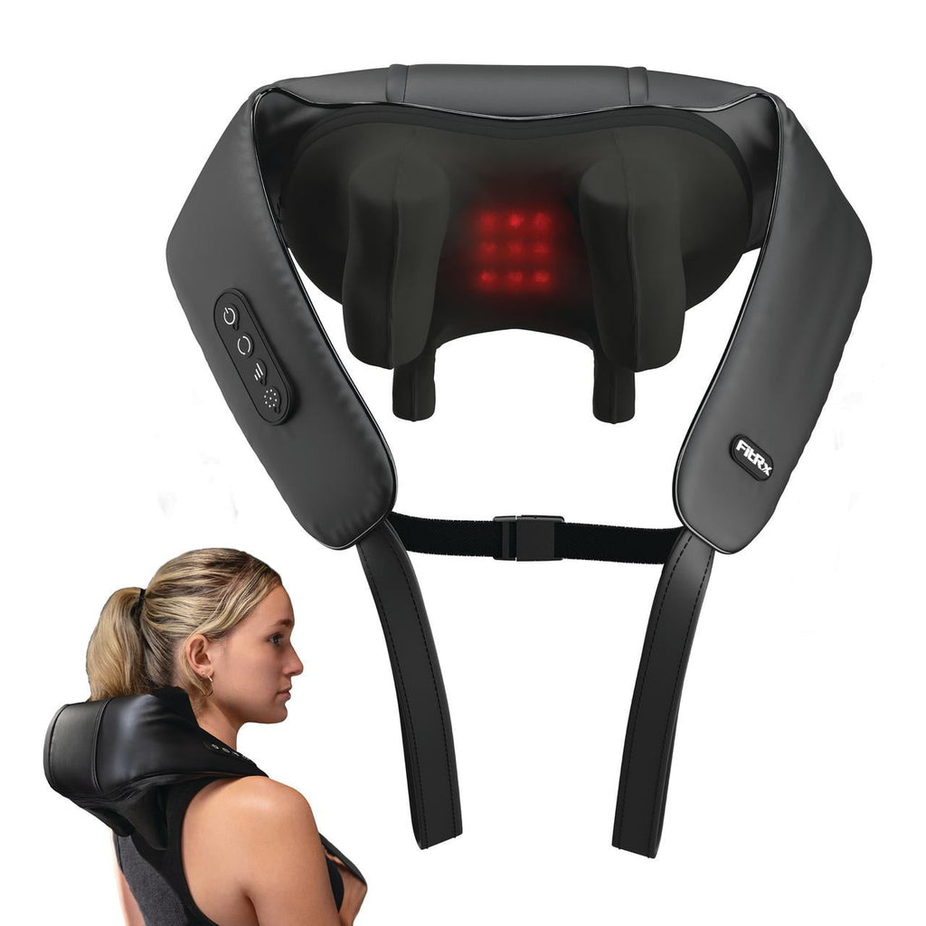 Pro Back and Neck Massager, Cordless Heated Neck and Shoulder Massager