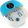 with 14 Rollers in Shape and Heat - 5 in 1 Bath Includes Adjustable Heating, Bubbles, Vibration, Pumice Stone, Mini M...