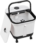 with Heat for Stress Relief, Feet Bath with Motorized Rollers and Shower, Temperature Control, Timer and Display, Ide...
