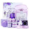 Self Care Gifts Set for Women, Lavender Spa Care Package with Soft Blanket, Thoughtful Gift for Mother's Day Birthday...