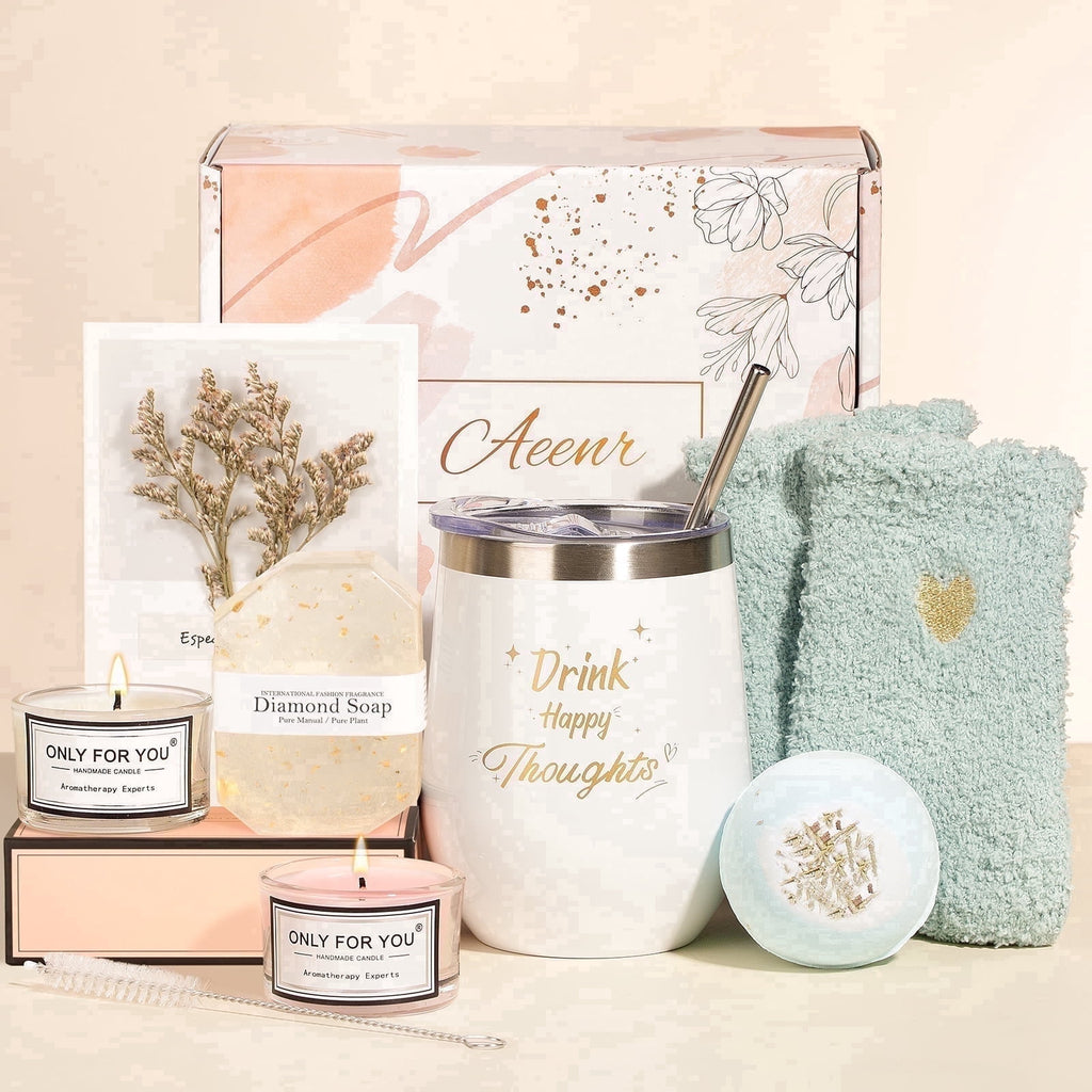 for Women, 8 Pcs Spa Basket Set, Birthday for Women, Set and Valentine's Day , Beauty Holiday Birthday s Idea for Her...