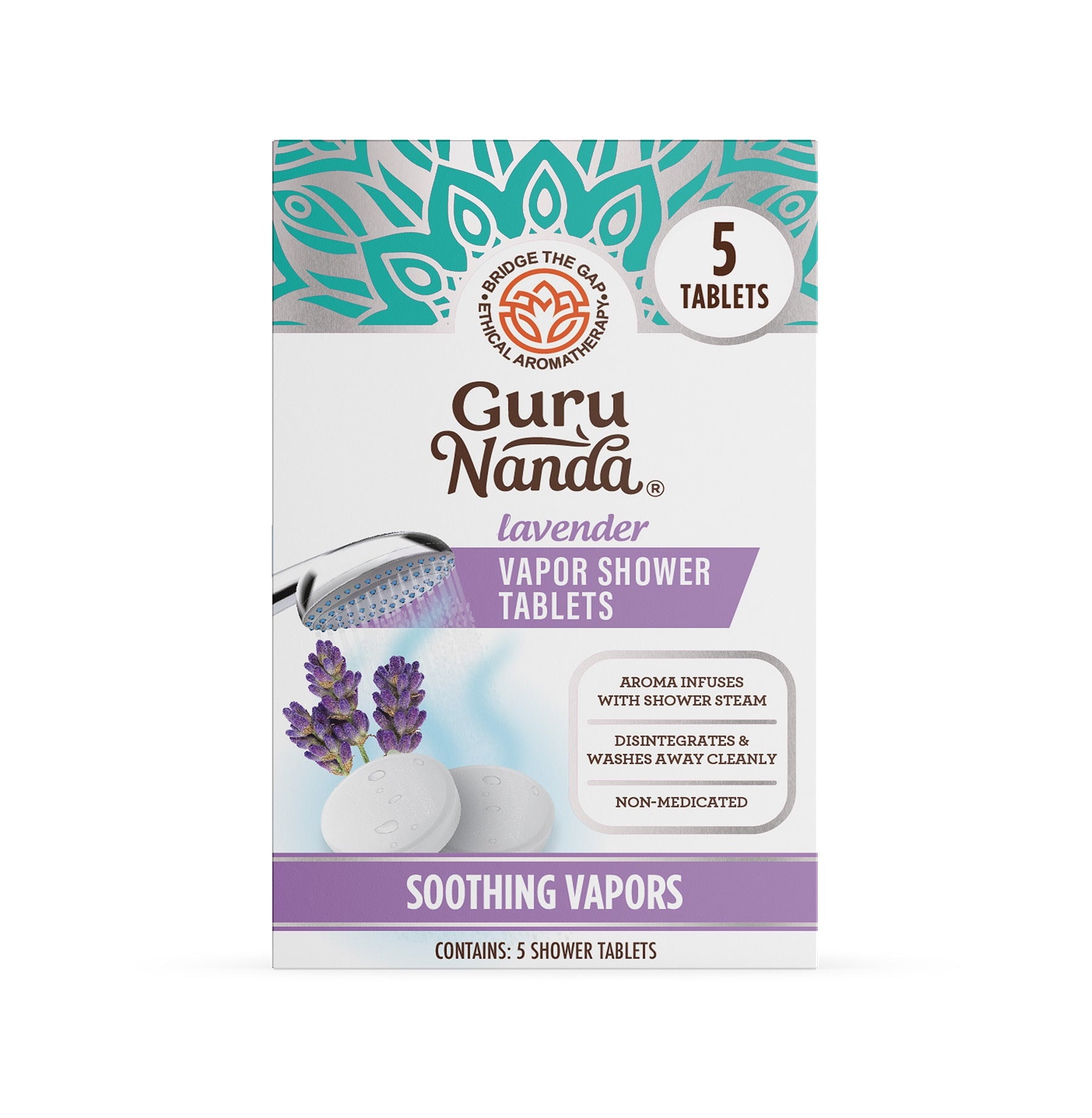 Shower Tablets with Essential Oil, Individually Wrapped, 5 Count