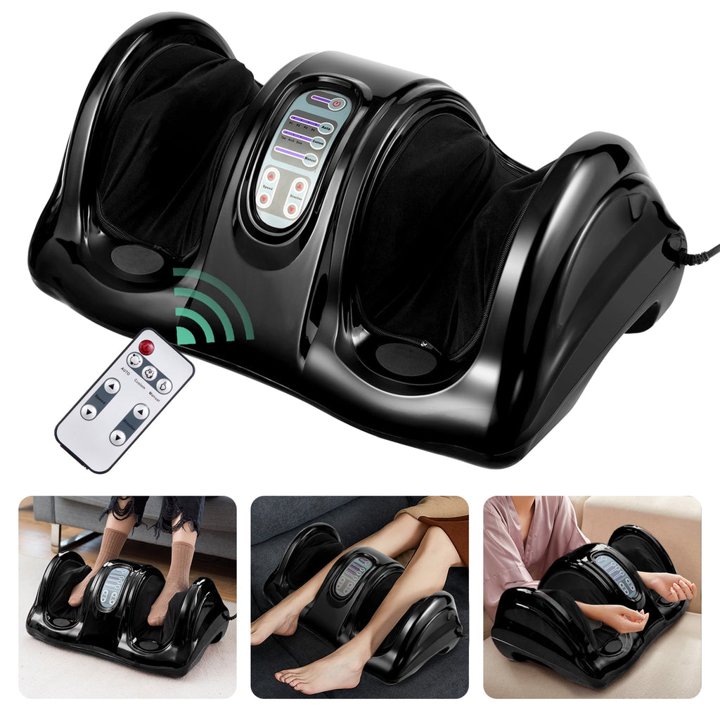 Massager Shiatsu Massage Machine w/ Remote Control Black