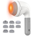 Back Massager, 8 Massage Heads, 6 Modes for Men & Women, White