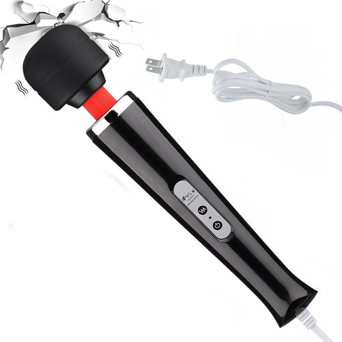 ​​ 10-Speed Back Massager, Powerful Rechargeable Plug-in Percussion Massage Gun for Neck, Shoulder, Back Pain Relief,...