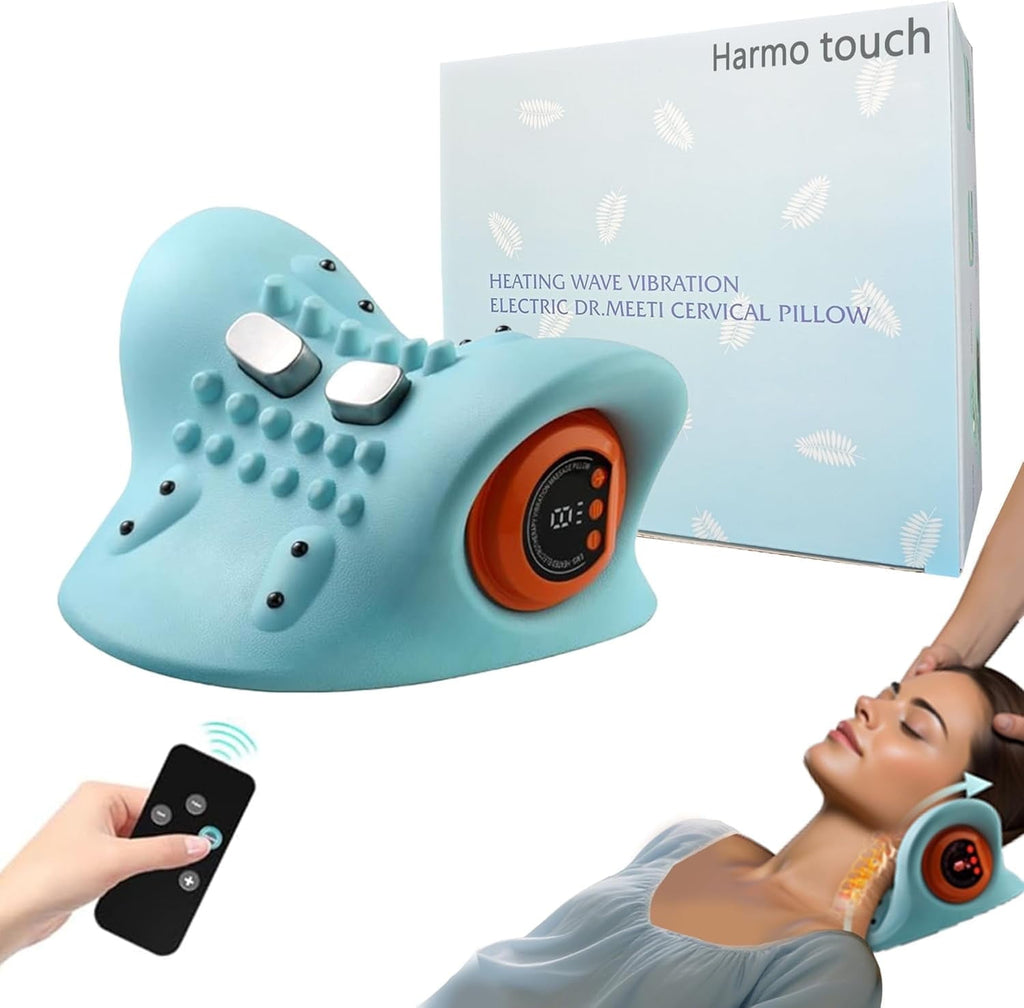 Massager with Heat. Traction Device and Deep Tissue and Shoulder Massager for Pain Relief, Cervical Traction Device, ...