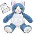 Vibrating Animal Massage Cushion Pillow for Neck Back Shoulder Body with Relaxing Vibration Soft Portable Travel Wrap...