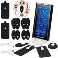 3-in-1 Unit Rechargeable Muscle Stimulator Dual Channel with 10 Reusable Electrode Pads 36 Modes for Back Neck Pain M...