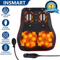 and Back Massager with Heat & Vibration, 20-Node 3D Shiatsu Kneading Massage Pillow with Remote for Full-Body Use Hom...