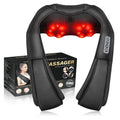 Massager with Heat, Electric Deep Tissue 4D Kneading Massage, Back Shoulder Massager for Body Muscle, Best Gifts for ...