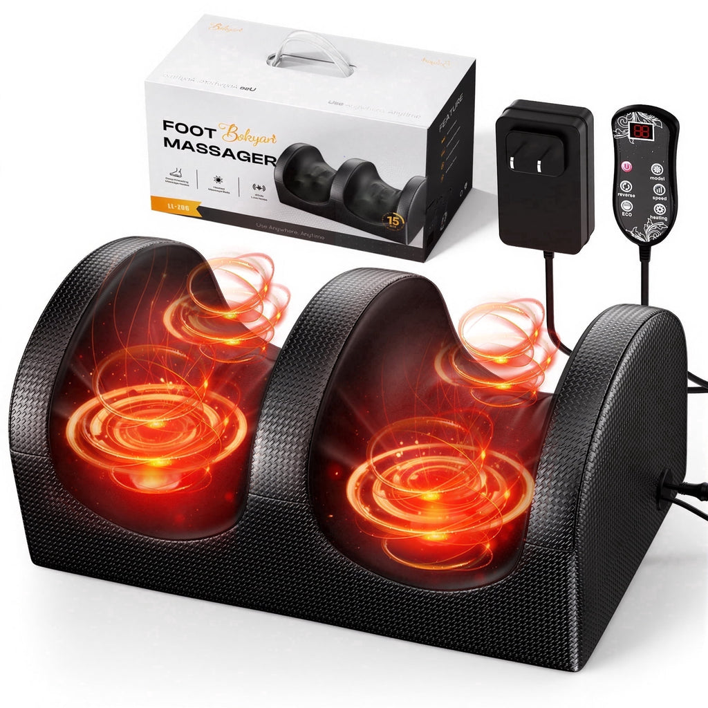 Massager, Spa with Heat for Comfort and Relief, Gift, Black