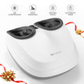 Massager with Heat, Air Compression, Deep Kneading Massage up to Size 12, White