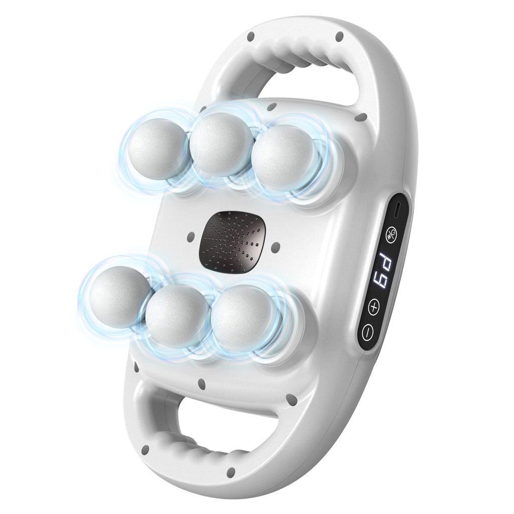 6 Heads Deep Tissue r, Portable Muscle for Back Neck Muscle Relieve, 9 Levels Speed Modes, Digital Display 6 Heads Li...