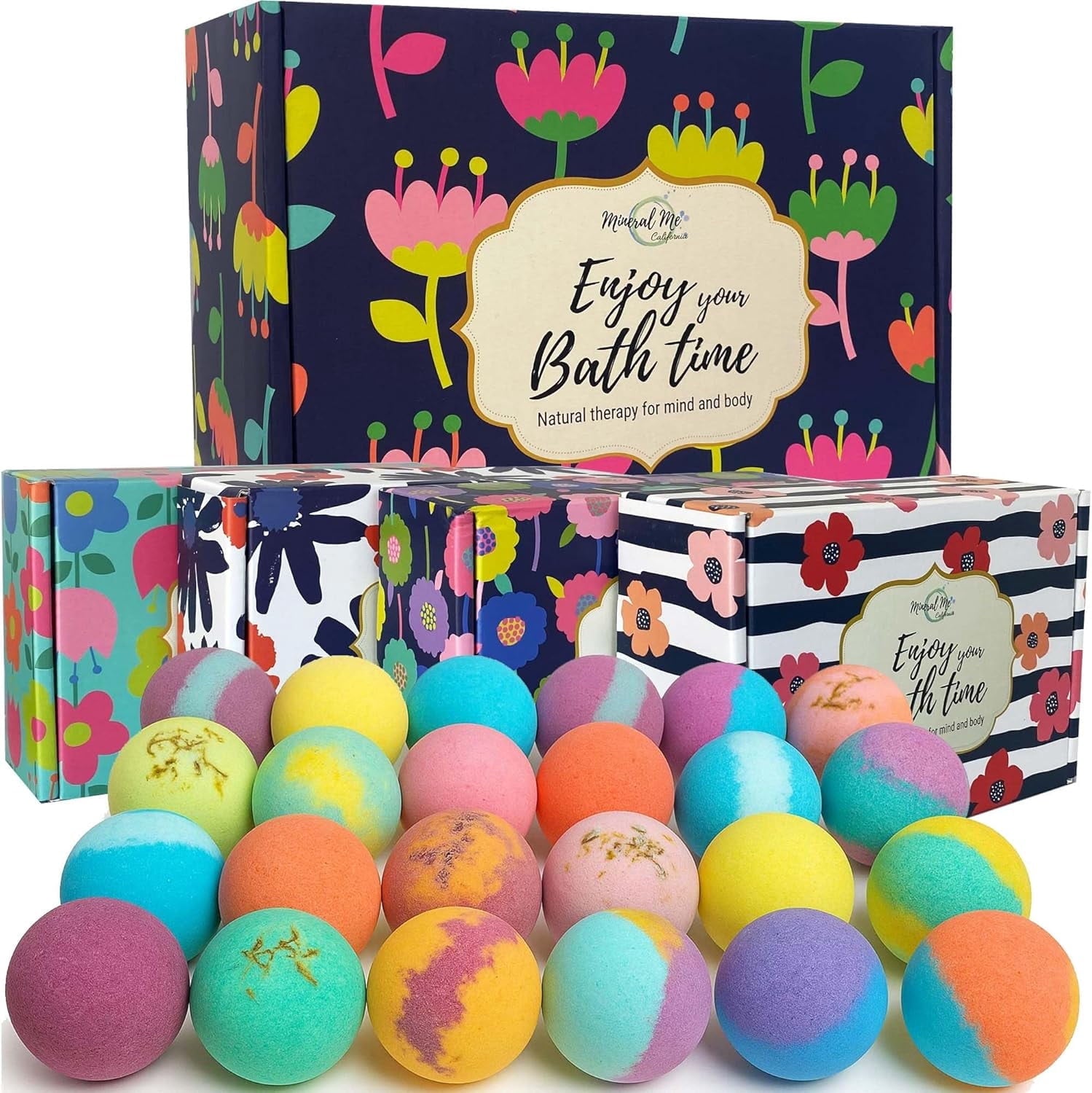 for Women Relaxing - 24 Natural and Organic with Essential Oils & Moisturizing Shea Butter, for Girls, Selfcare Gifts...