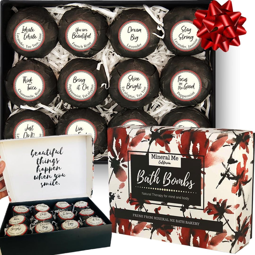 for Women Relaxing with Inspirational Messages, 12 Natural and Organic with Essential Oils & Skin Moisturizing Shea B...