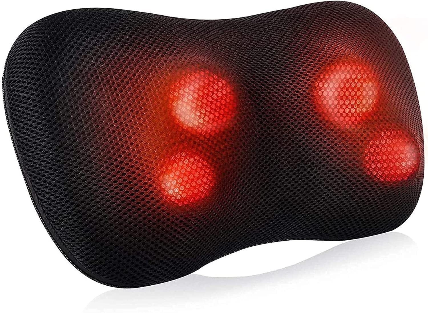 Massager with Heat, Shiatsu Deep-Kneading Massage for Muscle Pain Relief Spa-Like Soothing for Home Car and Office