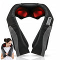 and Back Massager, 3D Deep Kneading Shiatsu Shoulder Massager with Heat, Gifts for Men Women, Black