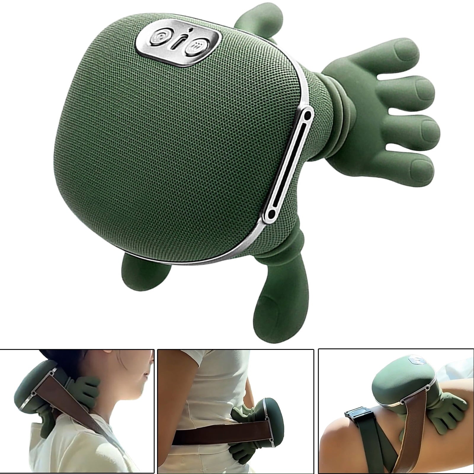 with Heat, Shiatsu Back Siaasoo with 4D Kneading, Wireless Deep Tissue Siasoo Massage for Shoulder and Cervical Pain ...